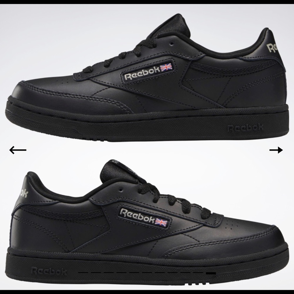 Reebok Club C 85 In the color Black - Picture 7 of 8